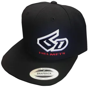 6D Logo Classic Snapback Hat - Black - One Size 52-3300