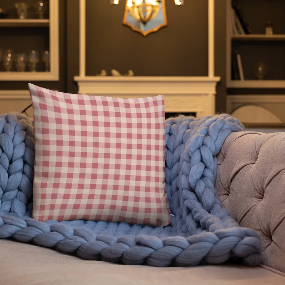 Check Throw Pillow