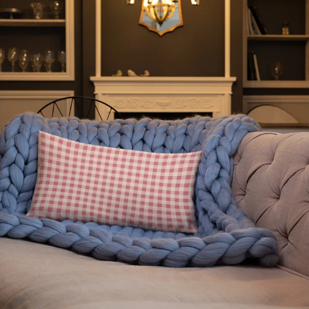 Check Throw Pillow