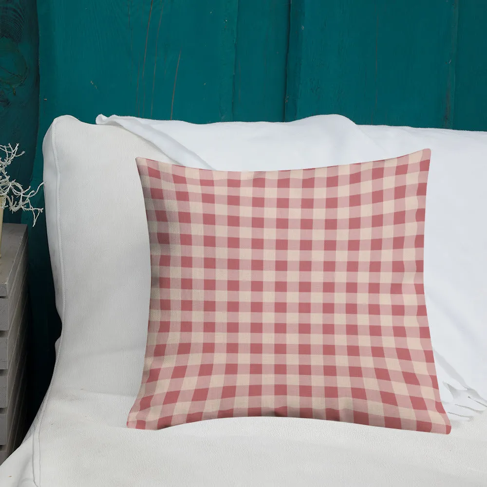 Check Throw Pillow