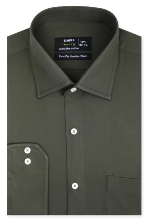 Dark Brown Formal Shirt