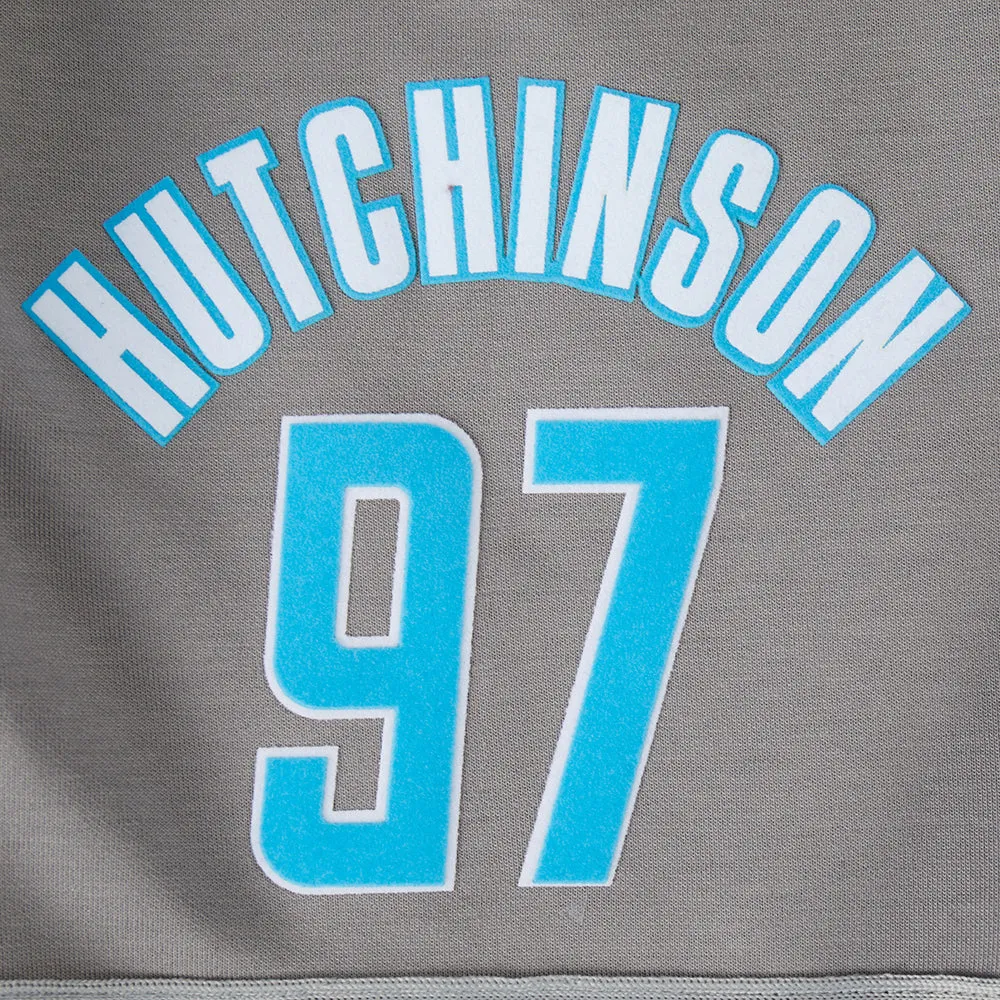 DETROIT LIONS AIDAN HUTCHINSON #97 CLASSIC MEN'S DK 2.0 SHORT\ (GRAY)