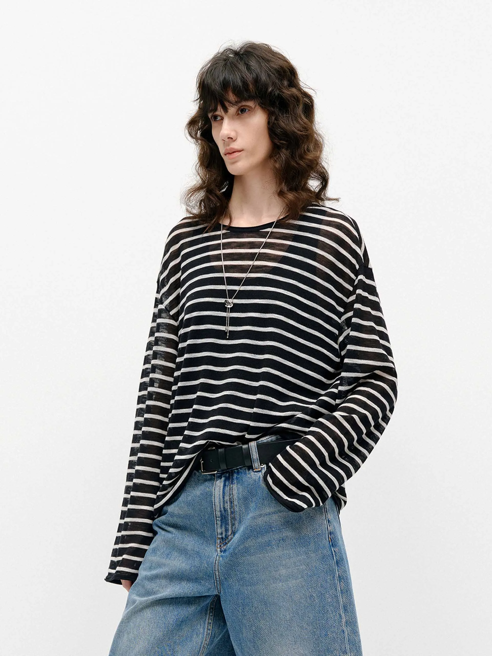 Lightweight Striped Top