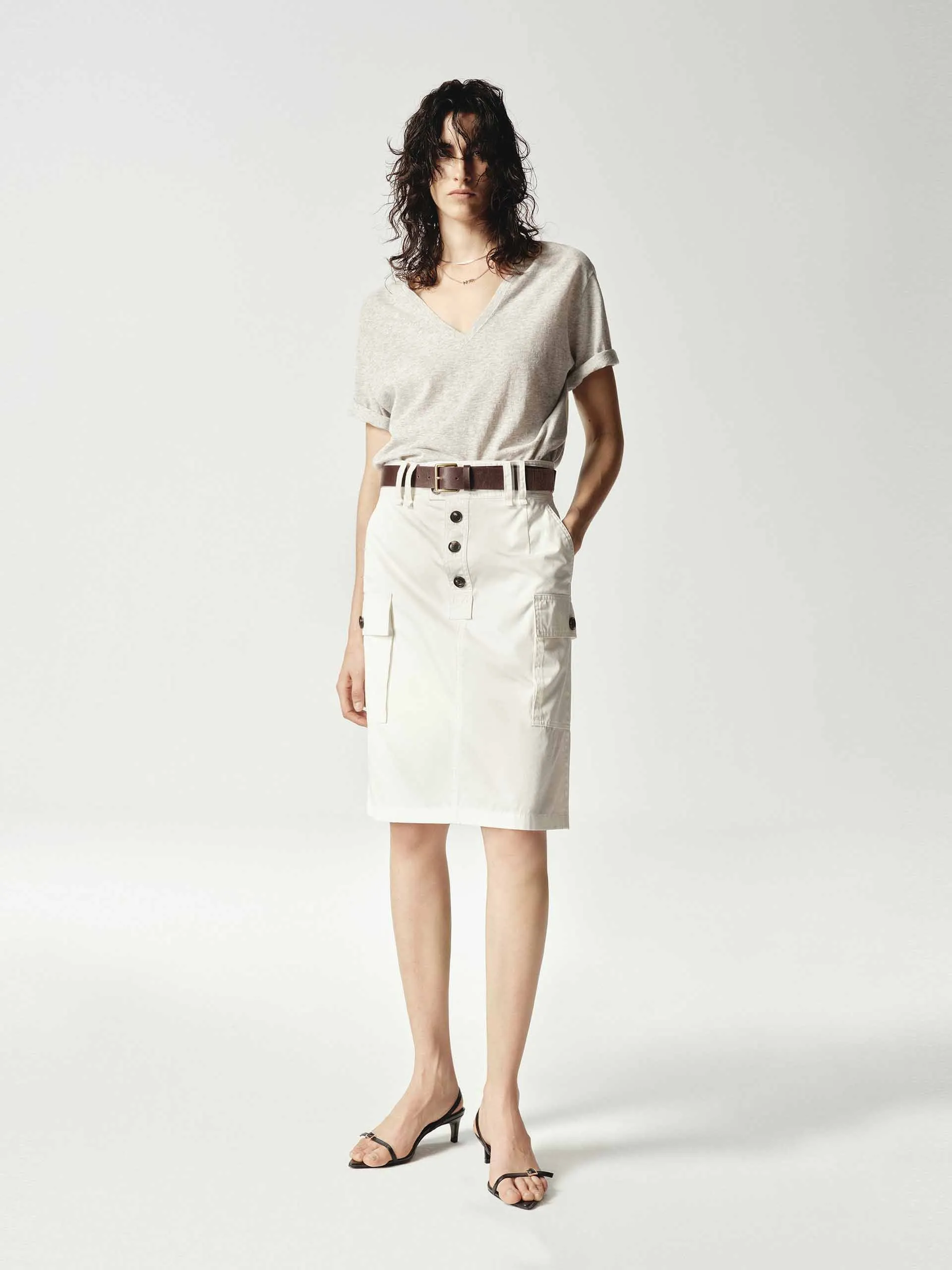Lightweight V-neck Top