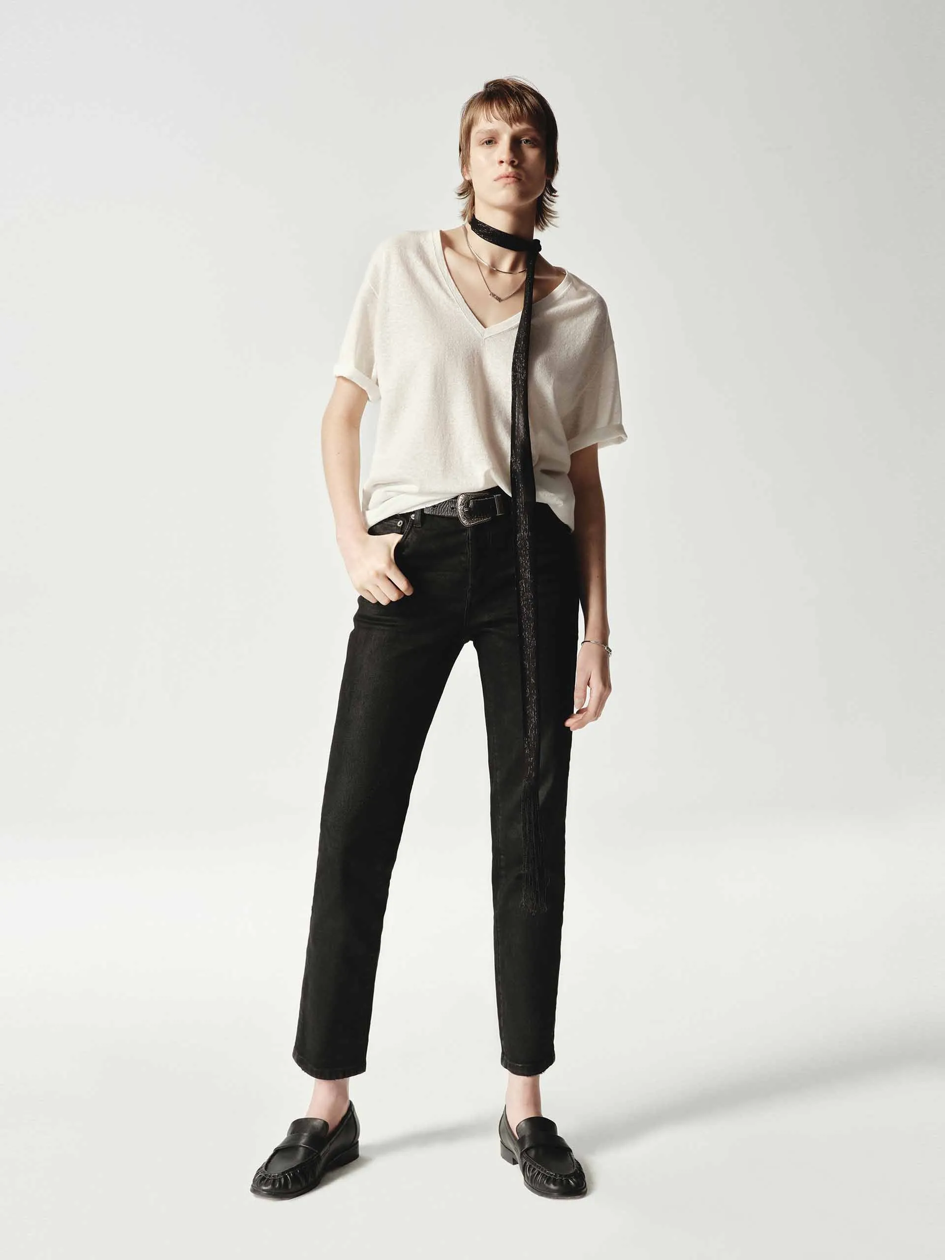 Lightweight V-neck Top