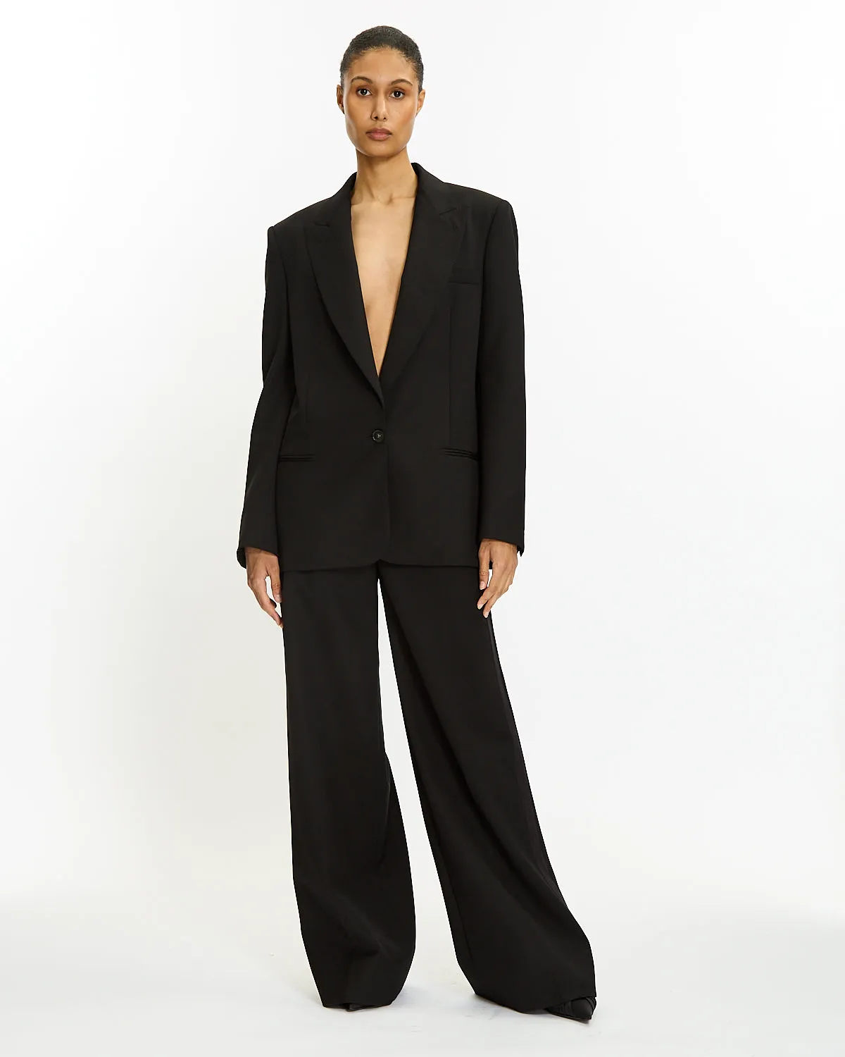 Oversized Single Breasted Blazer