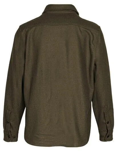 Schott NYC - Men's CPO Wool Shirt - Olive