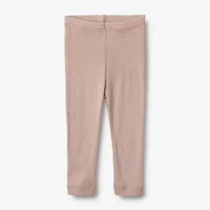 Wool Leggings Agi | Baby - dry rose