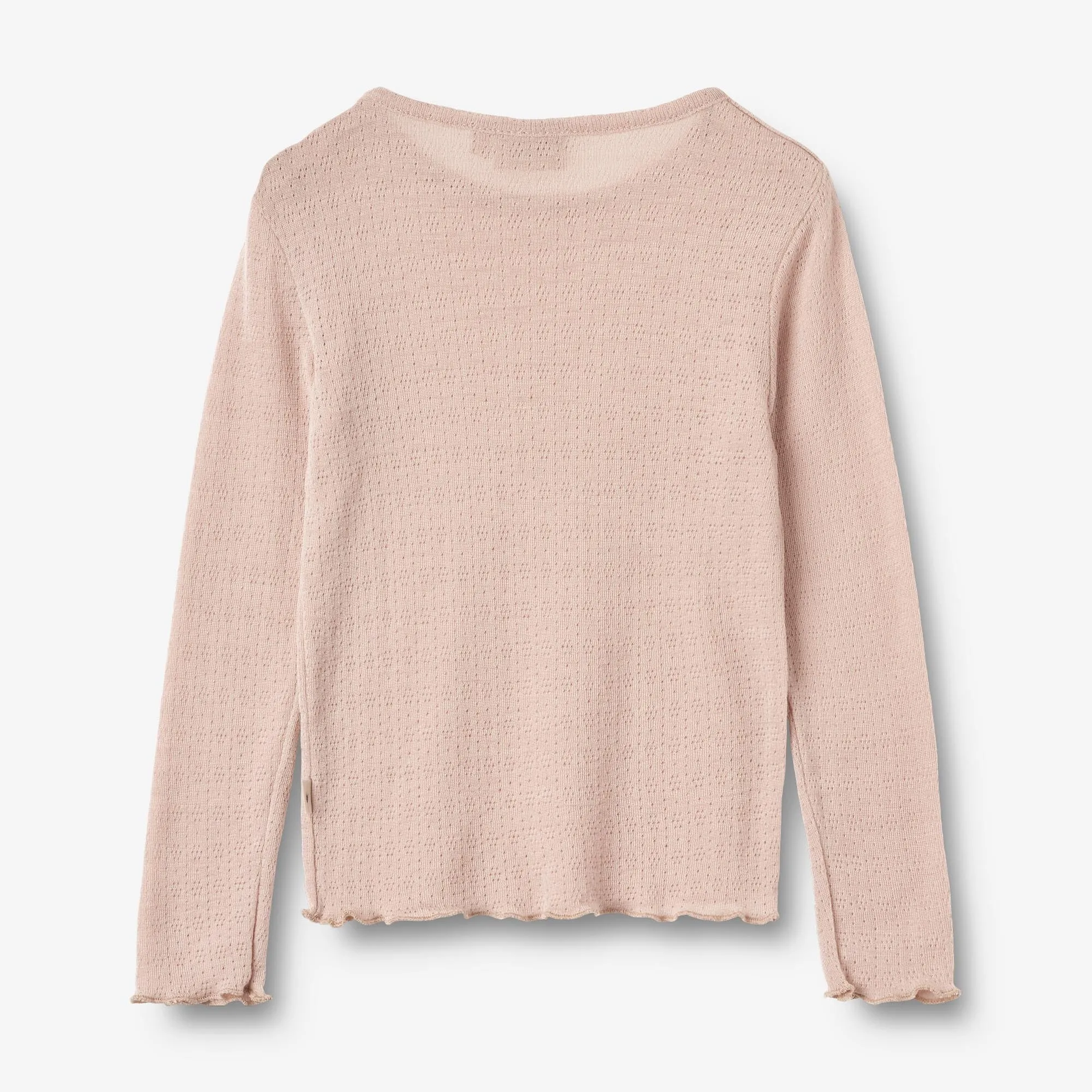 Wool Silk T-shirt L/S Alli - pale lilac