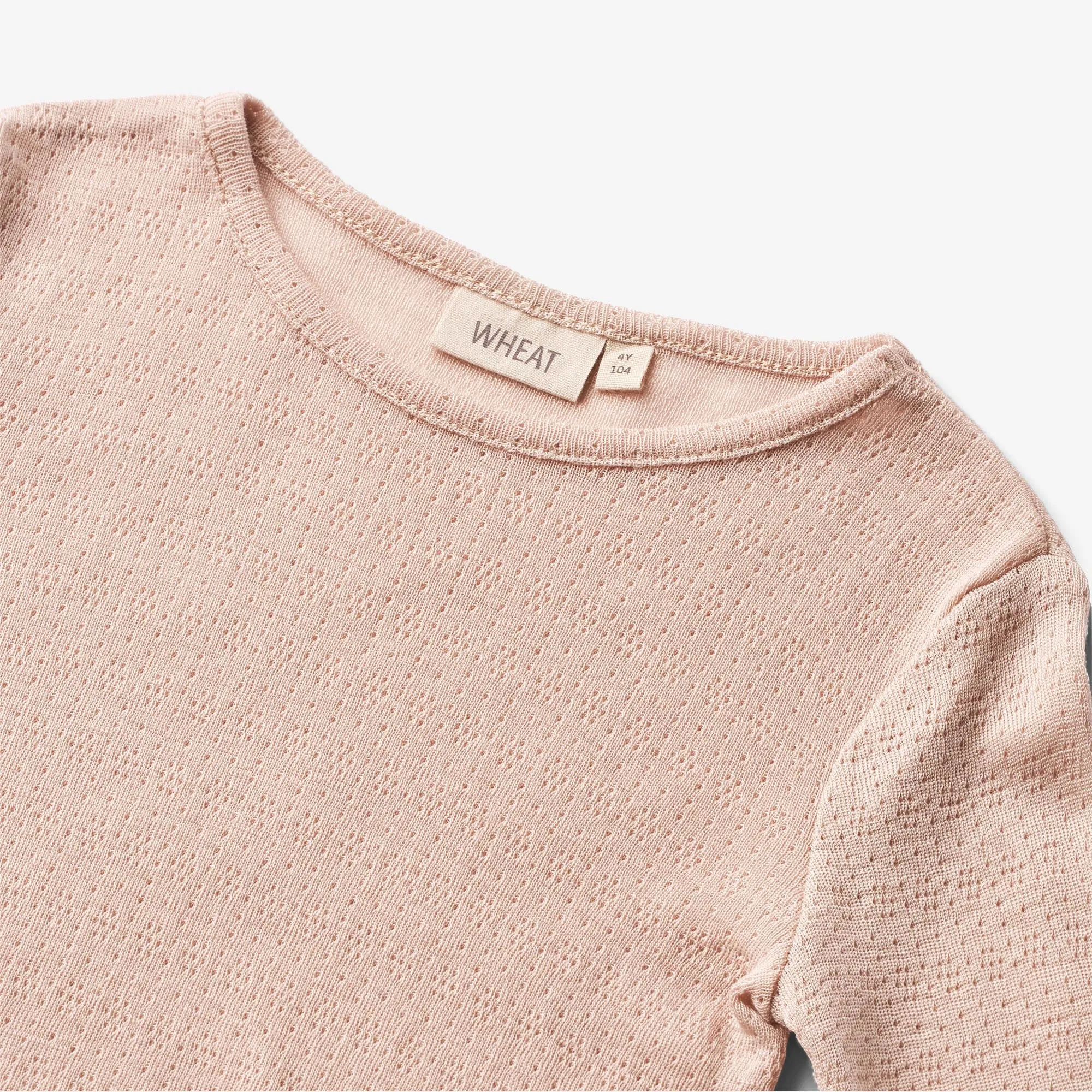 Wool Silk T-shirt L/S Alli - pale lilac